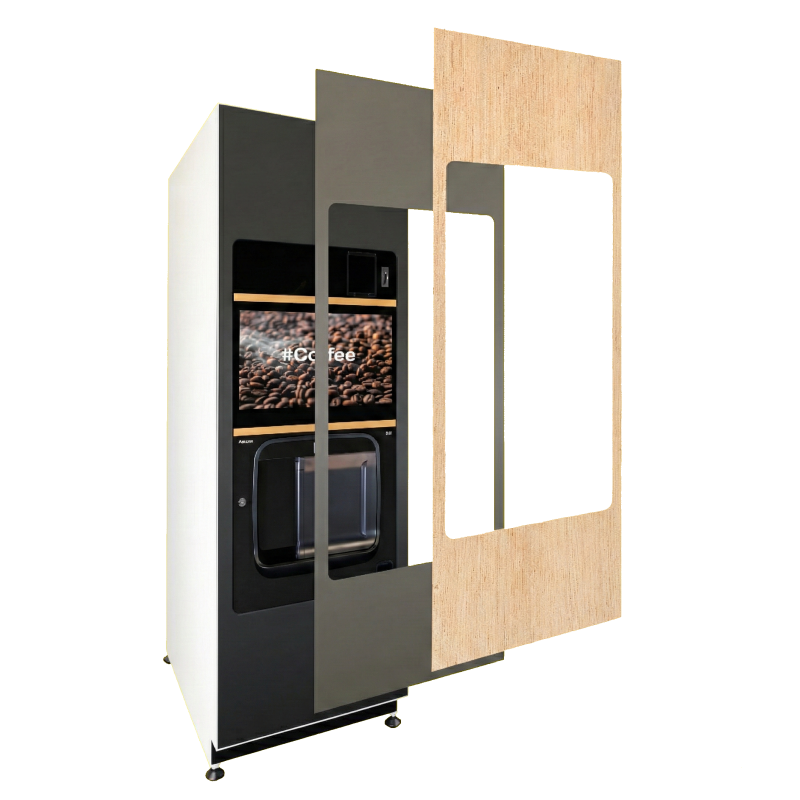 Azkoyen Neo Q Espresso MIA: Barista-Kaffe med Mikroskum & Vandkøler