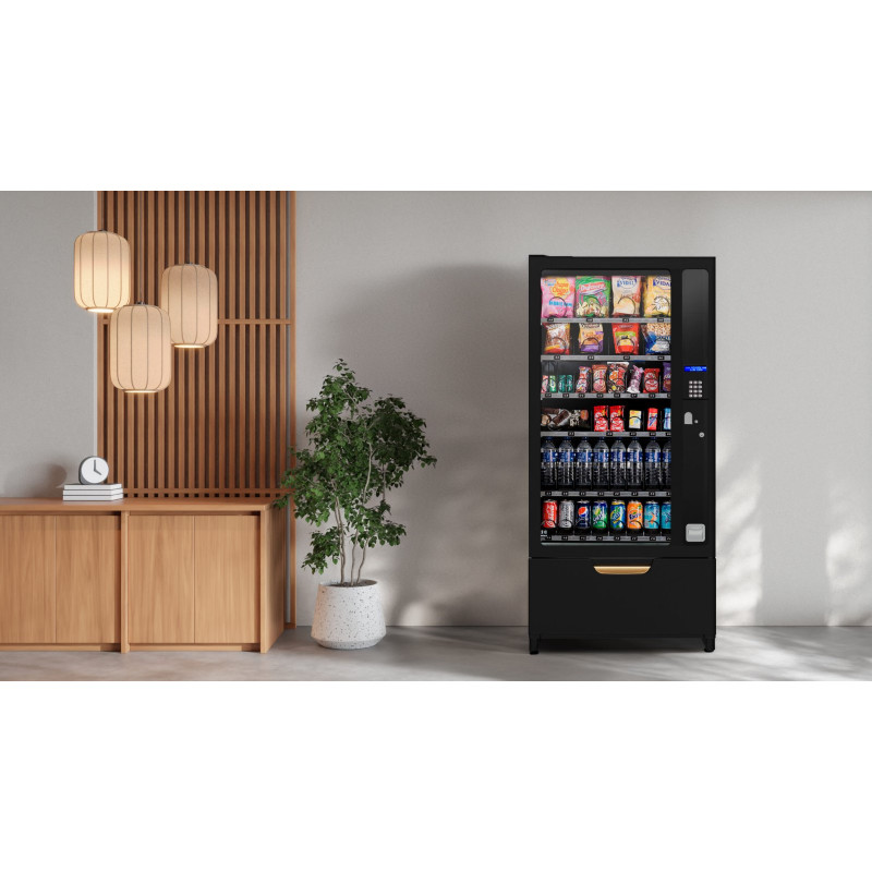 Azkoyen Zeru – modulær snack- og drikkeautomat med køl