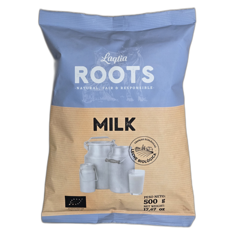 Laqtia ROOTS Bio: 100% Økologisk Granuleret Mælkepulver