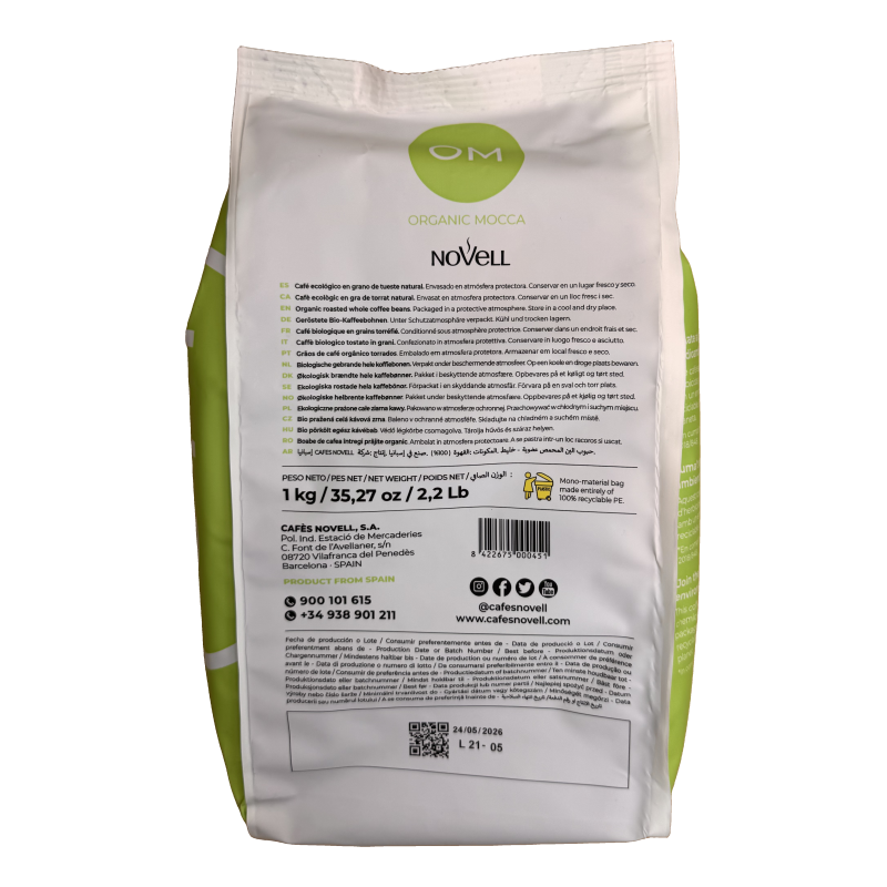 Novell Organic Mocca 100% Økologisk – Bæredygtig kaffedrift og cirkulær økonomi