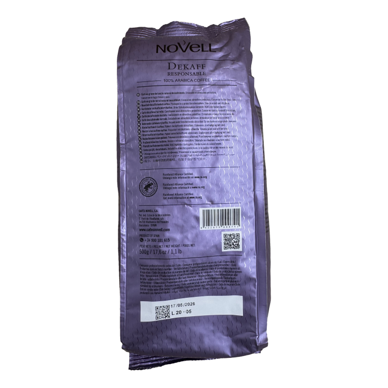 Novell Dekaff Responsable 500g – Inkluderende kaffeløsning med optimeret drift