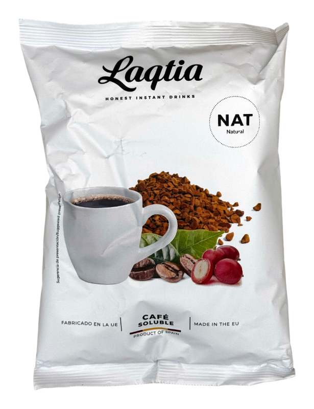 Laqtia instant kaffe til automater – fremstillet i Spanien