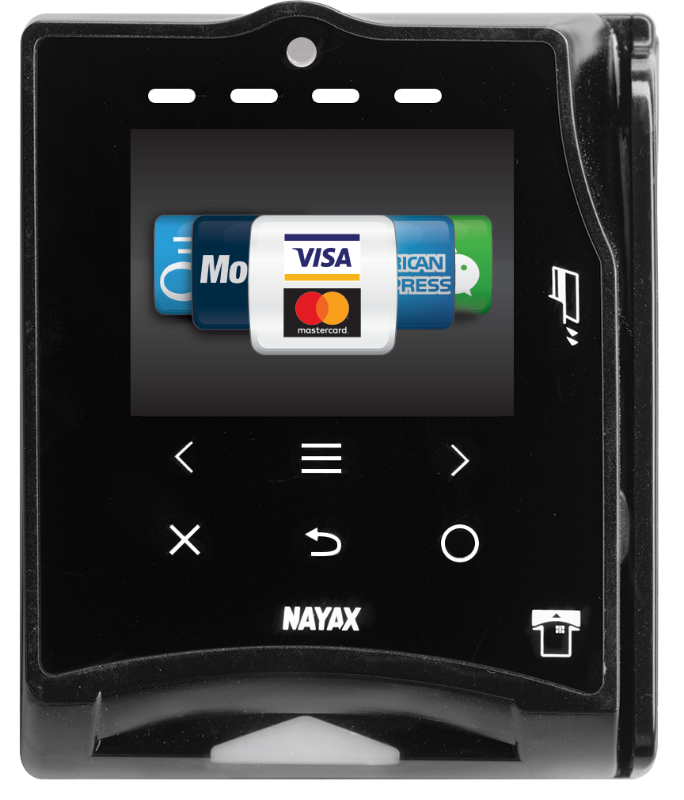 Nayax VPOS Touch betalingsterminal til salgsautomater – kort og MobilePay