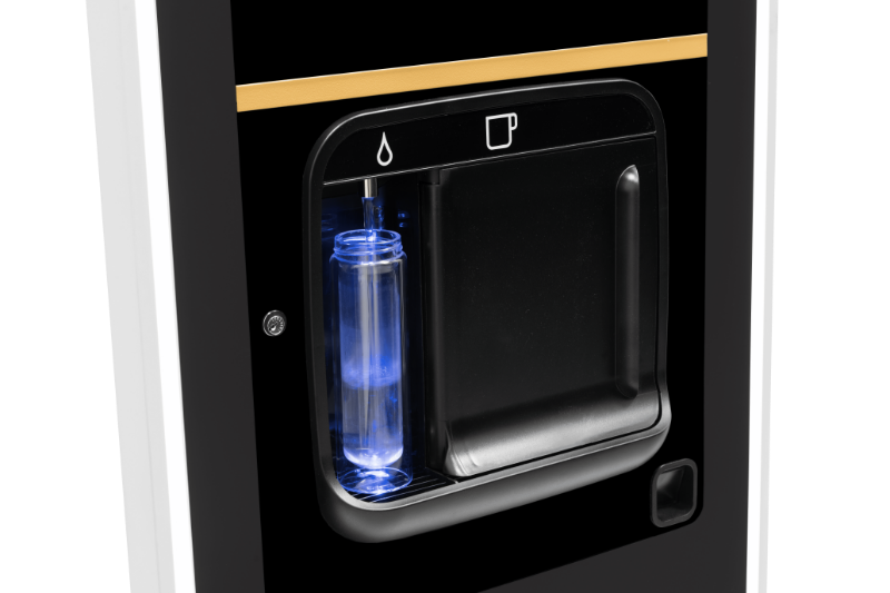 Neo Q kaffeautomat med vandudtag – detalje